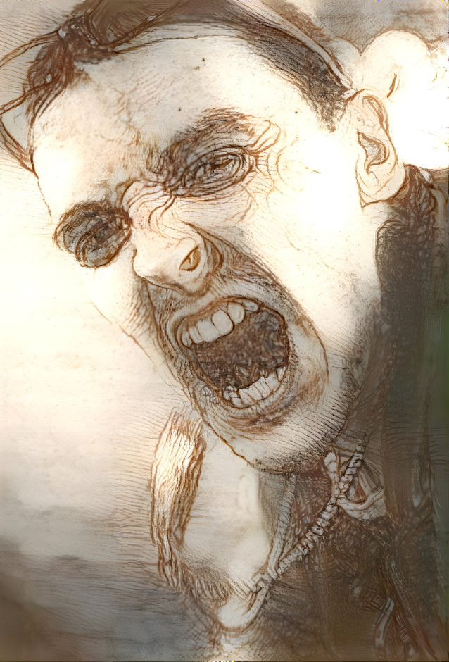 Leonardo scream