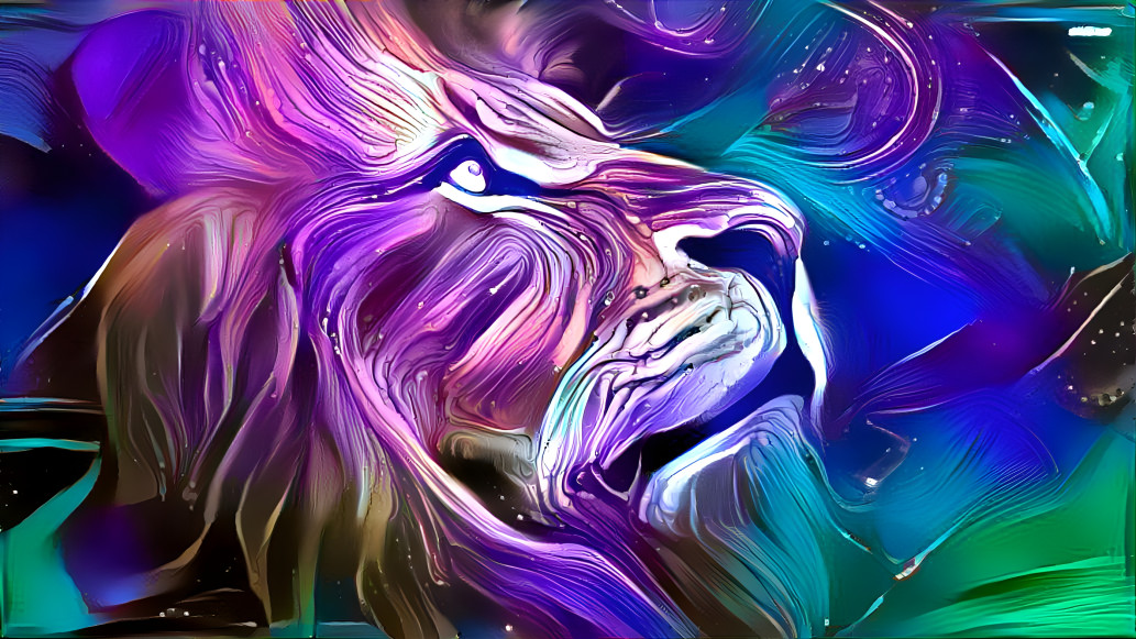 Colorful Lion