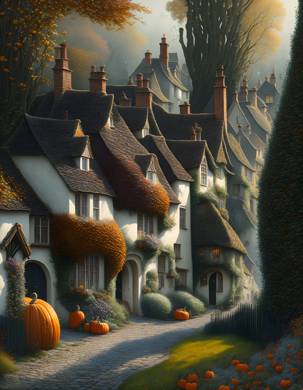 An Autumn Village