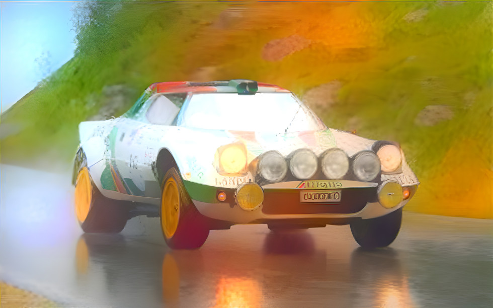 Lancia Stratos Stradale in the Rain