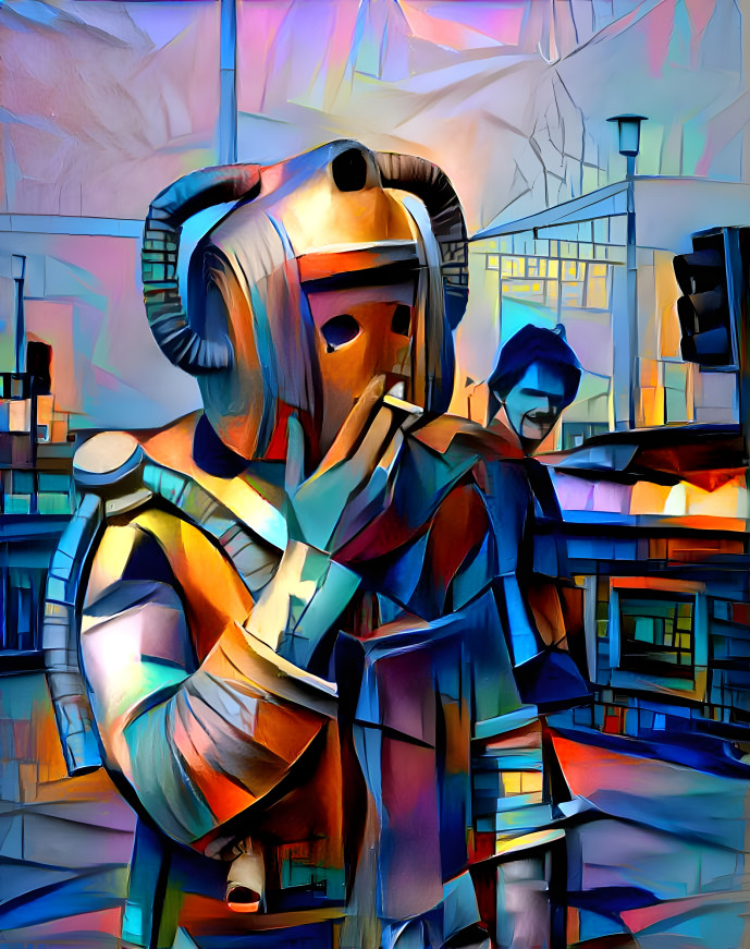 Robot Smoke Break