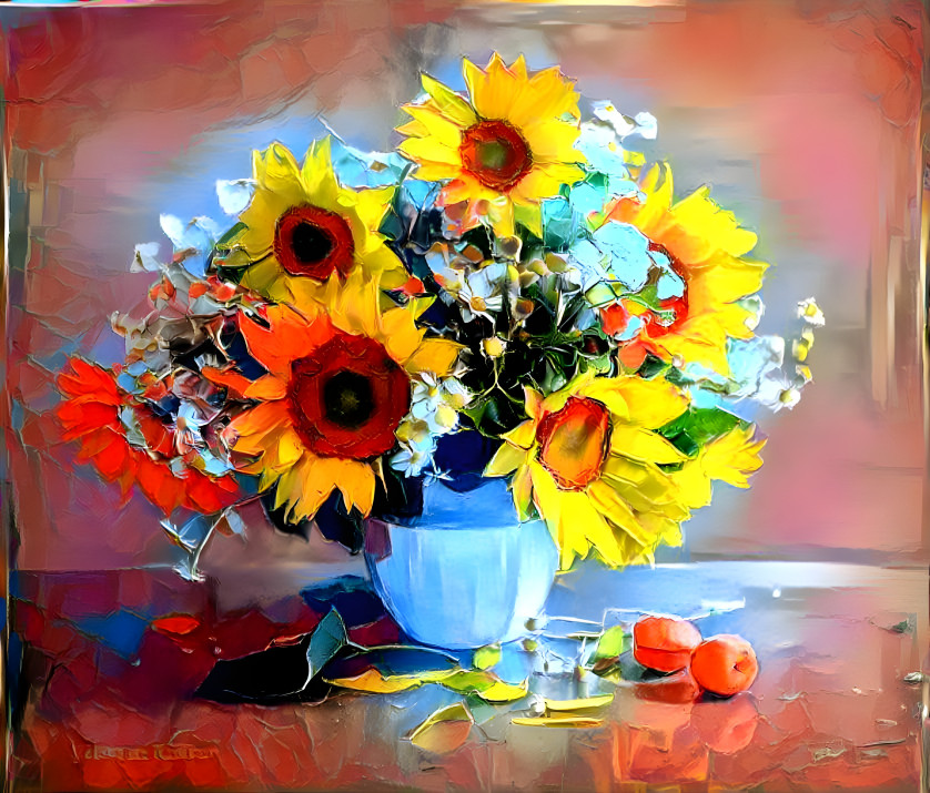 Cheerful Sunflowers