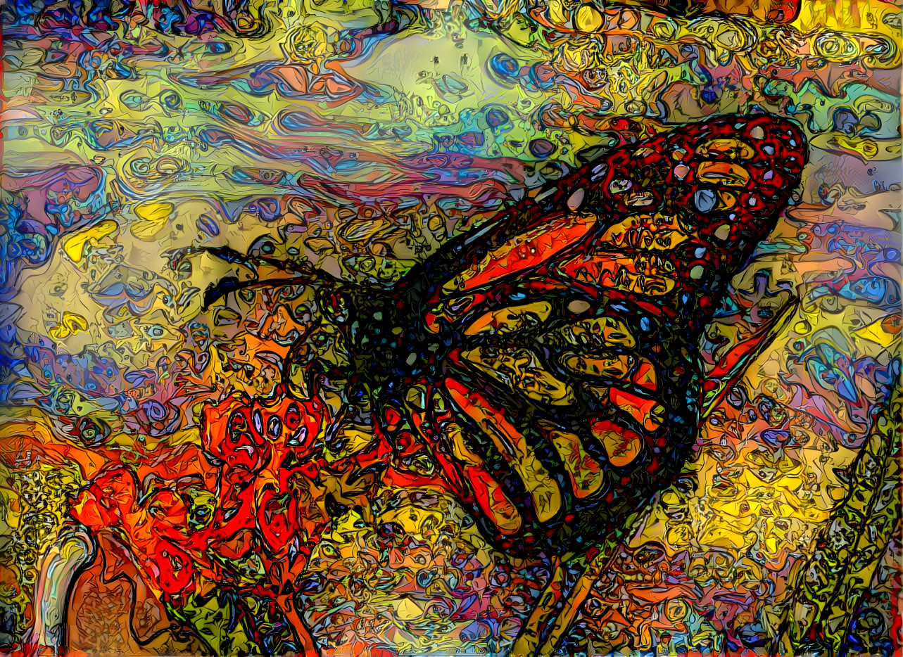 This butterfly is dreaming you :-)