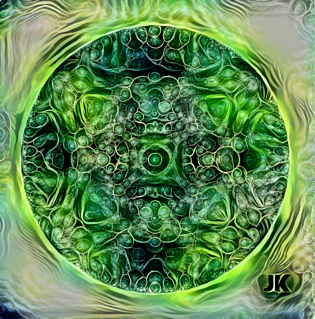 Green Glob Pattern