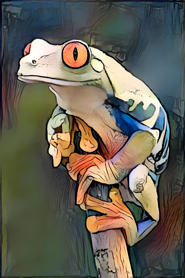 Perching Frog