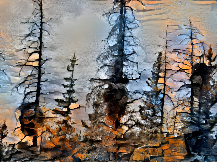 Bare Pines