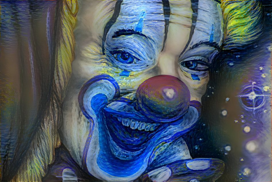 funny clown digital