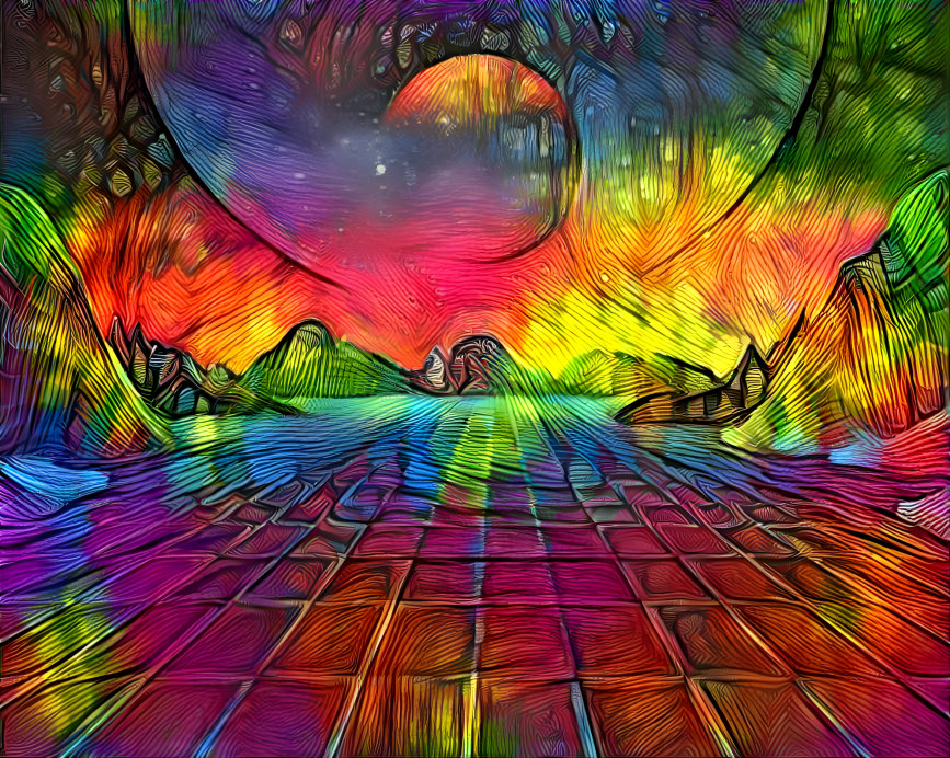 Rainbow mountains