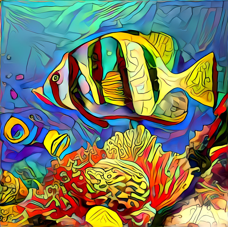 Series of 5 Fish dream 5