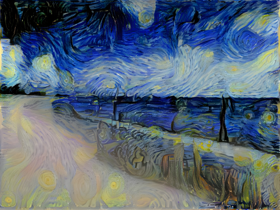 Beach - Van gogh