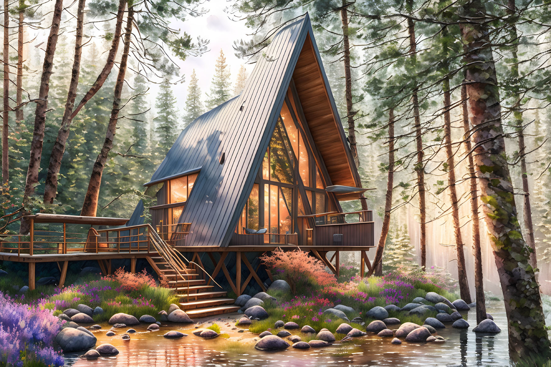 Mountain Forest Retreat