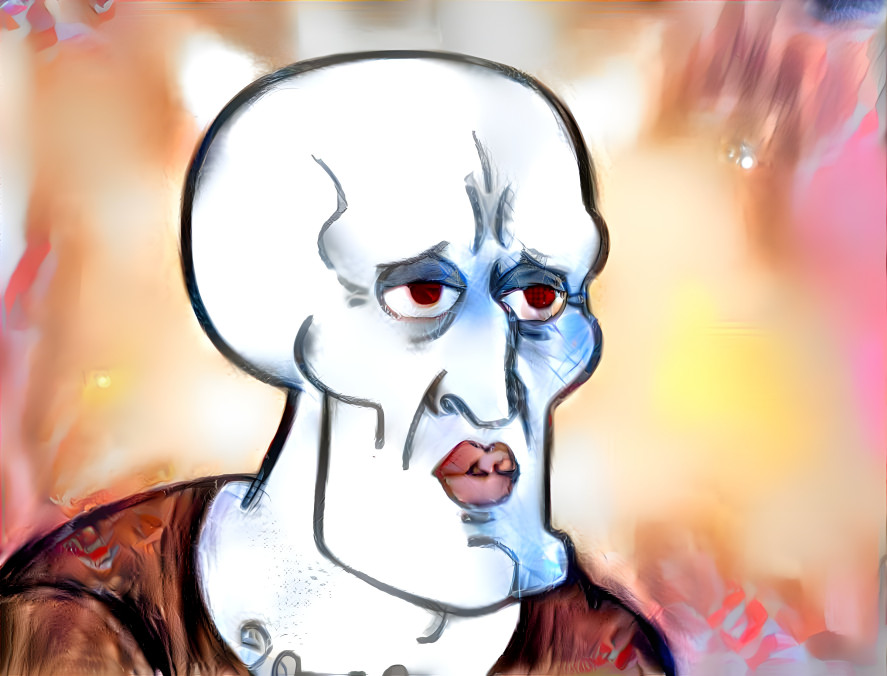 Albino Handsome Squidward