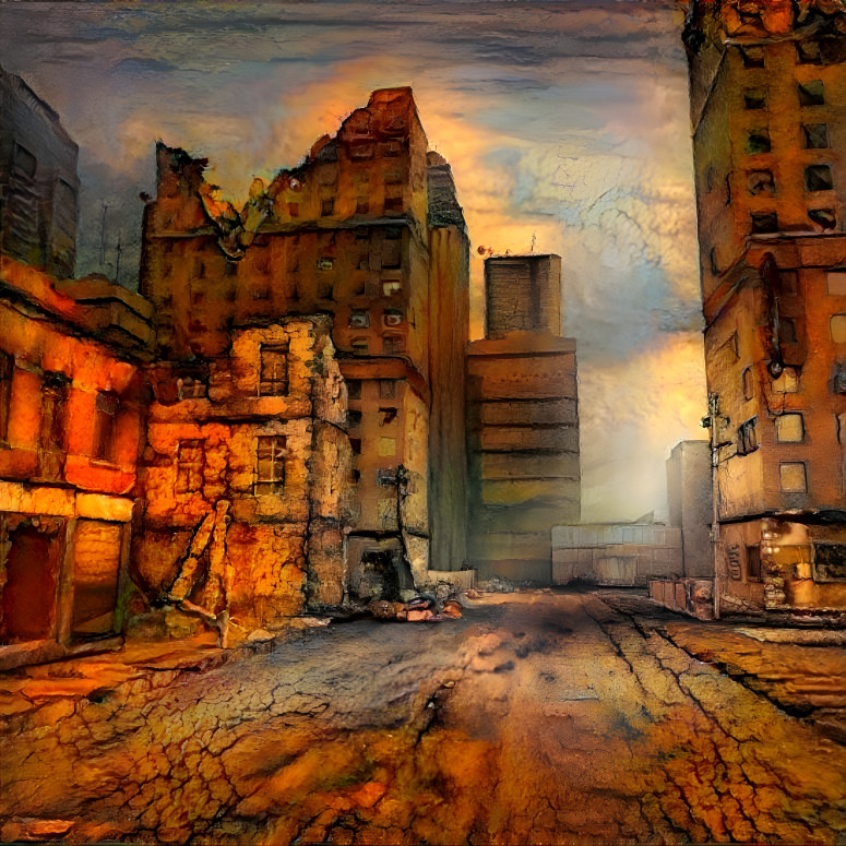 post apocalyptic city