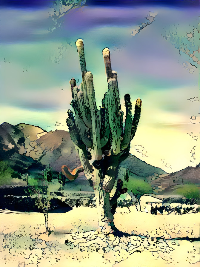 Lone Cactus