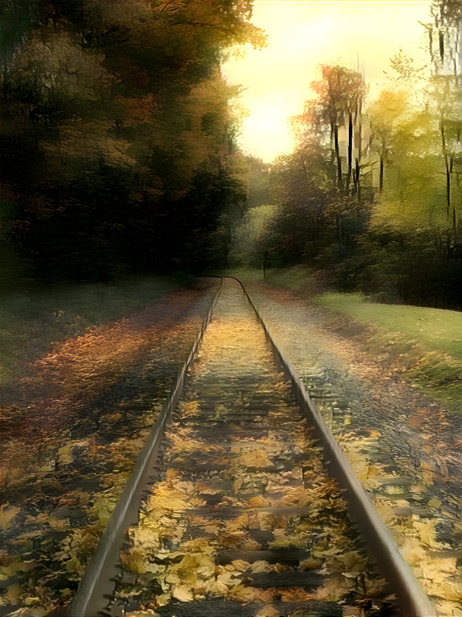 Fall Train Track