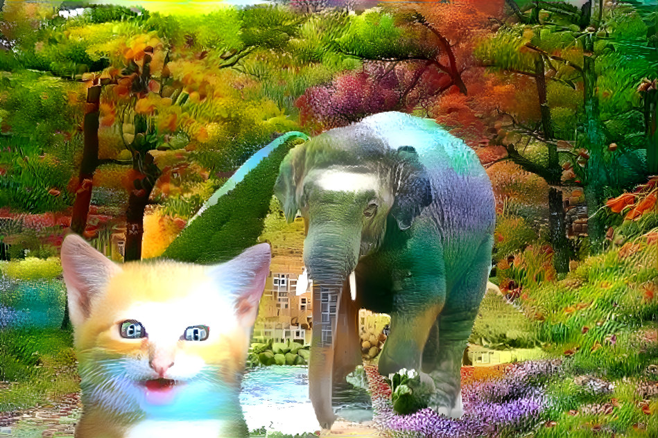 Cat and Elephant 