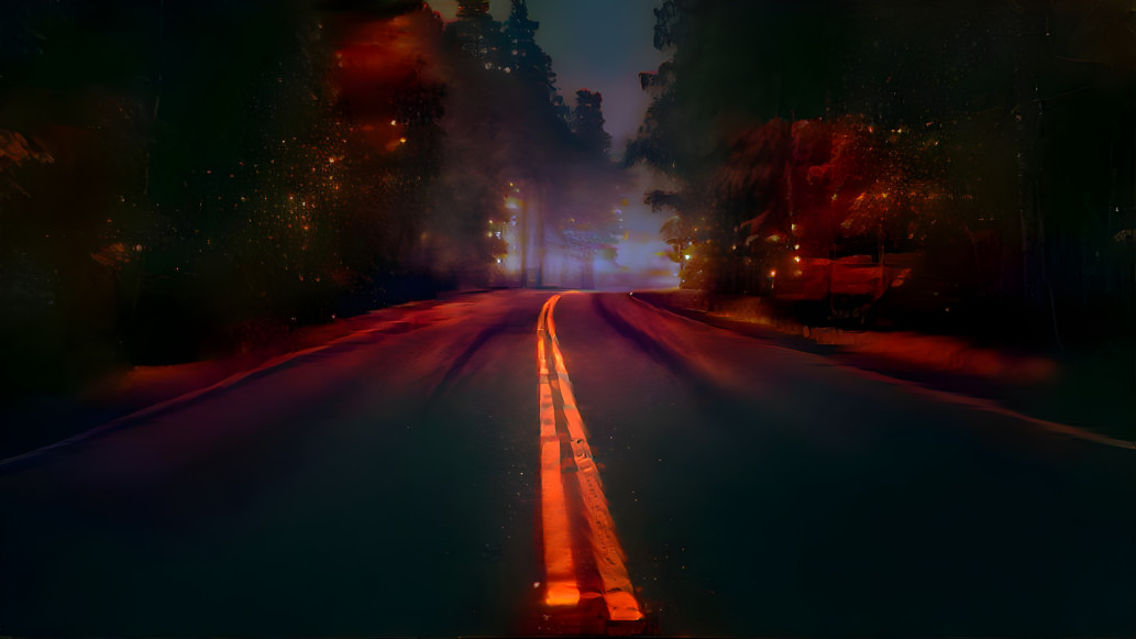 Night road