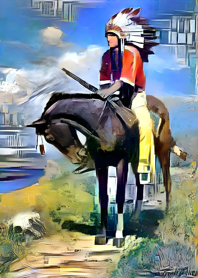 Indian on Horseback