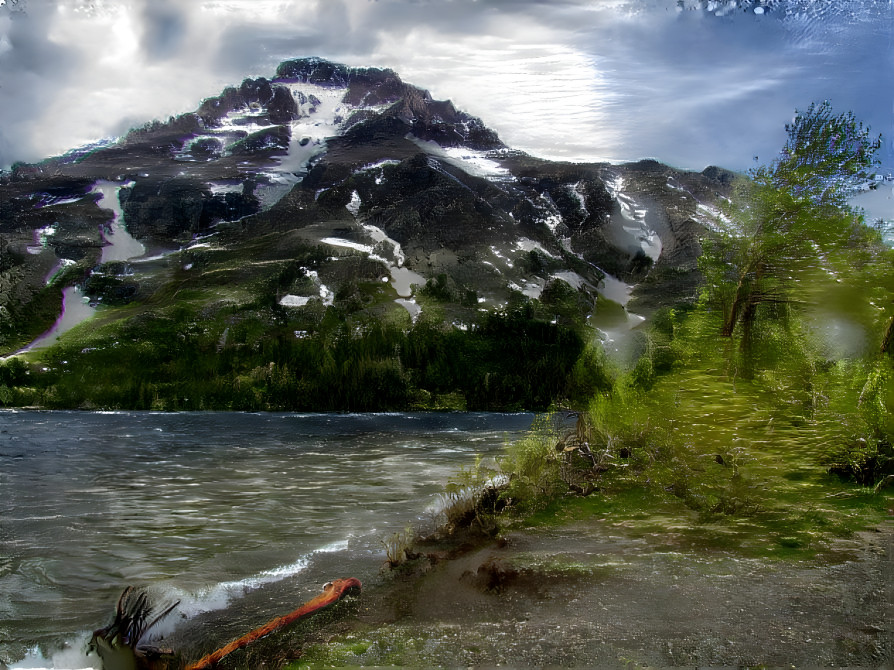 Waves on the lake