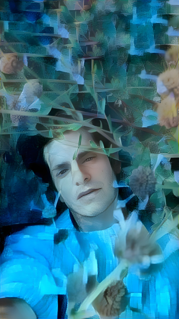 Andrew Garfield in a Floral Aquatic Dream