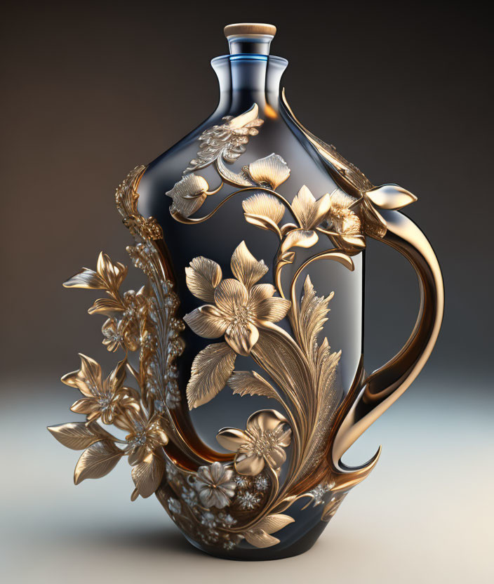 Bronze bottle pitcher 