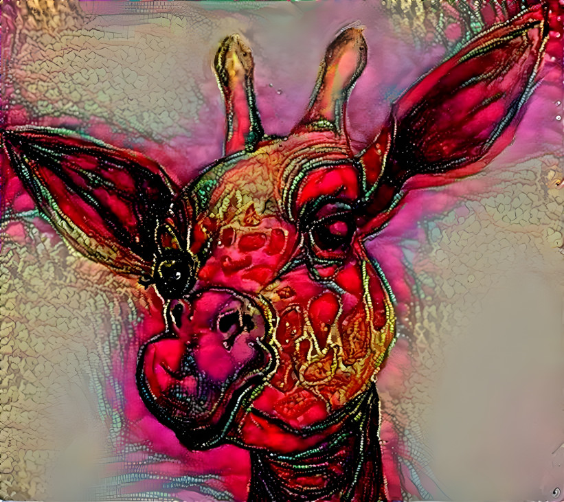 Trippy Giraffe 