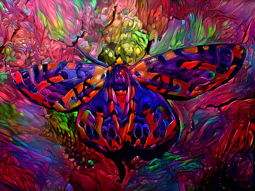 neon butterfly