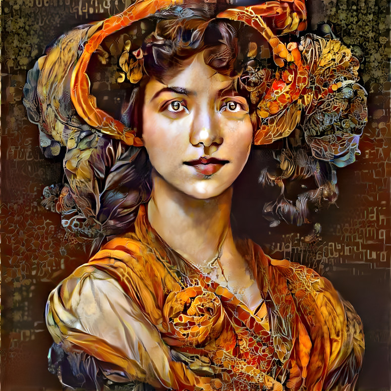 1890's Woman in the Style of Evelyn de Morgan