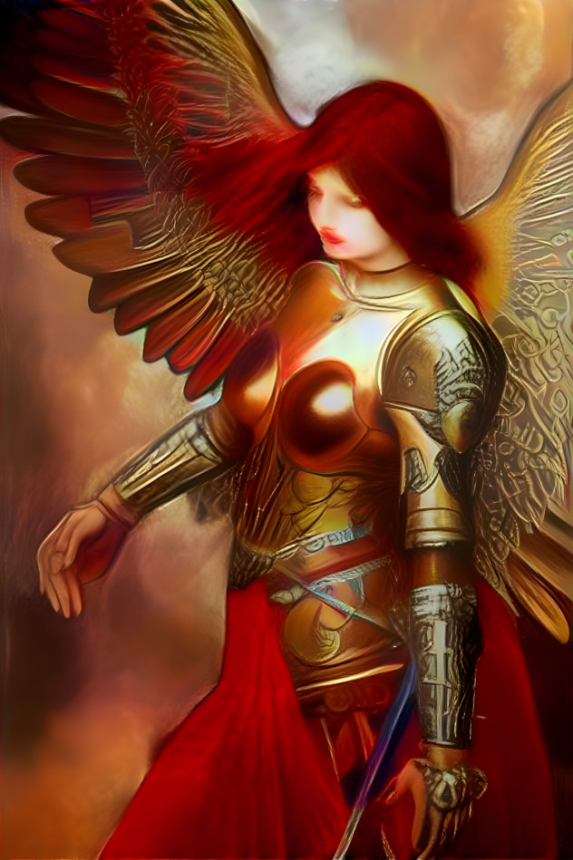 Angel Aasimar knight 