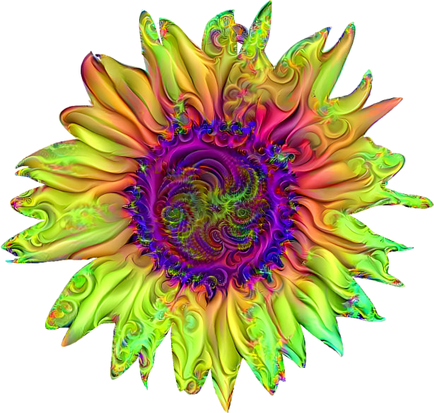 Psychedelic Sunflower 8