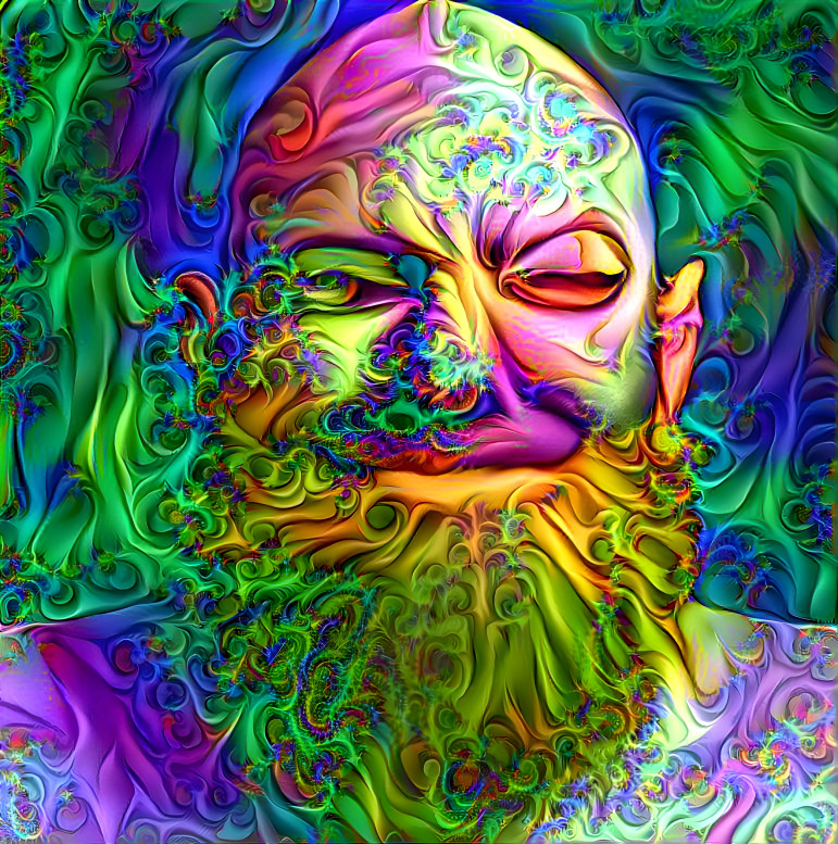 Psychedelic AI Portrait