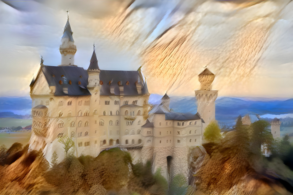 Neuschwanstein with Neufchâtel style