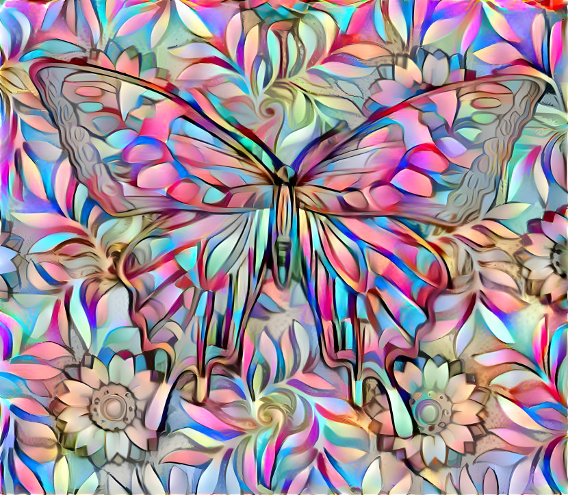 Butterfly with generated style