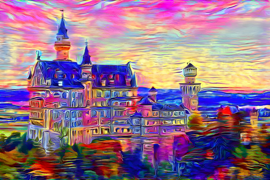 Neuschwanstein style transfer