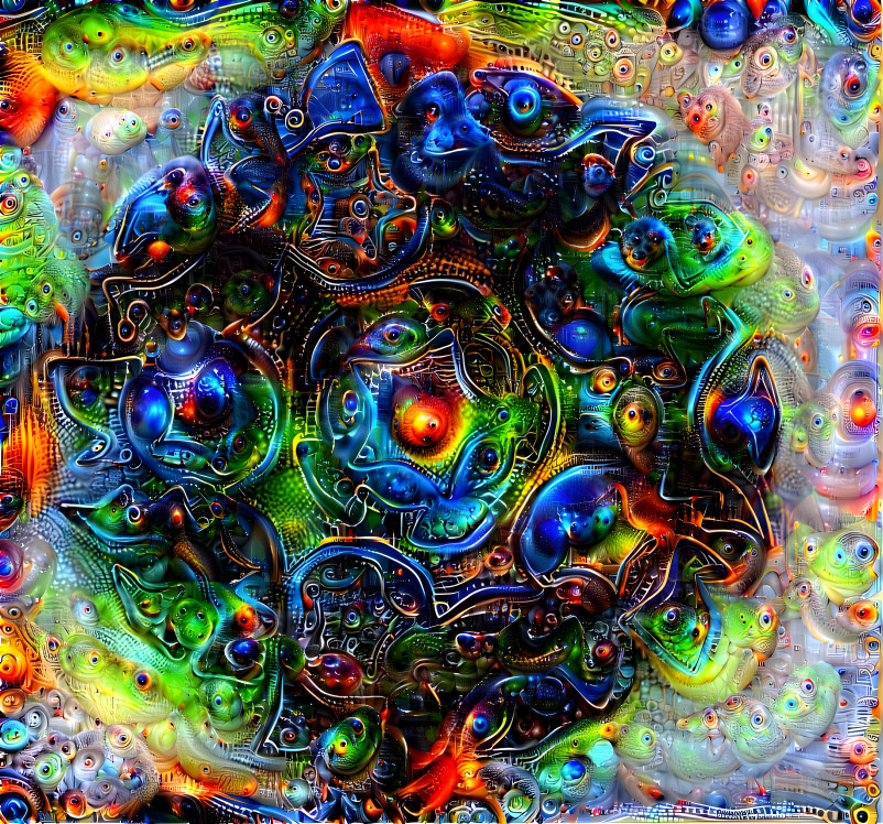 Deep style plus deep dream