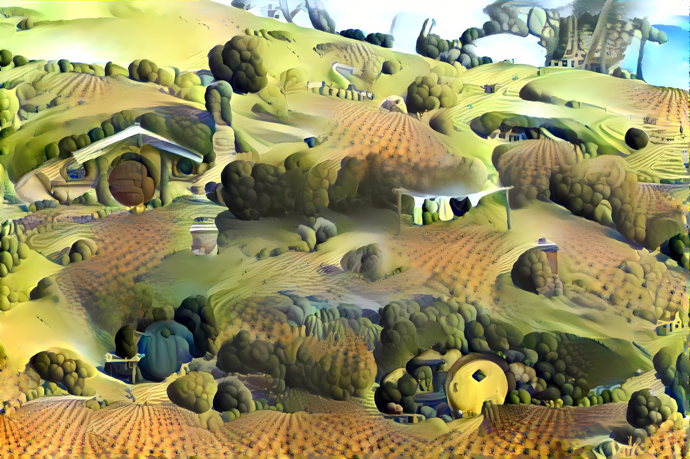 Hobbiton by Grant Wood