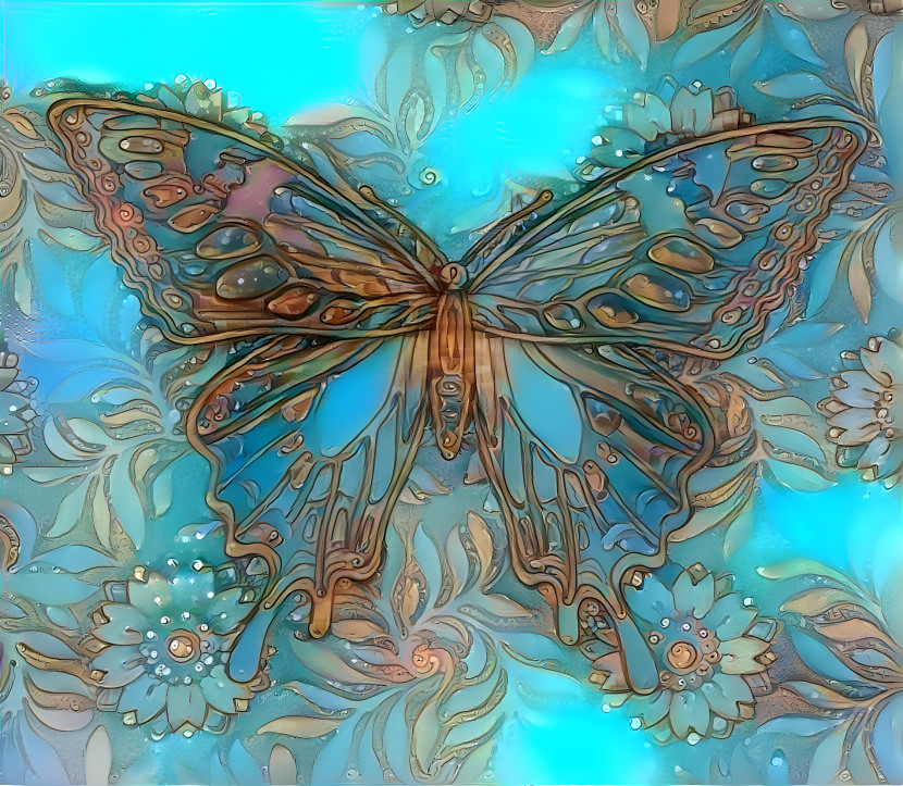 blue butterfly