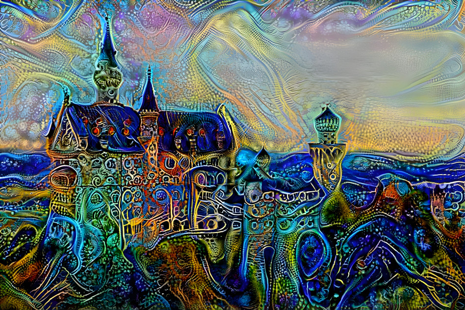 Psychedelic Neuschwanstein