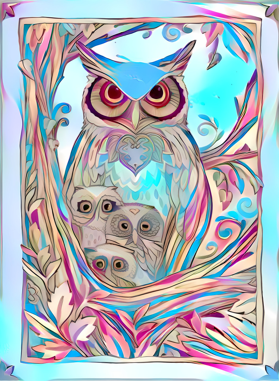 Pastel Owl