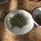 Herbs and Spices Displayed on Wooden Surface