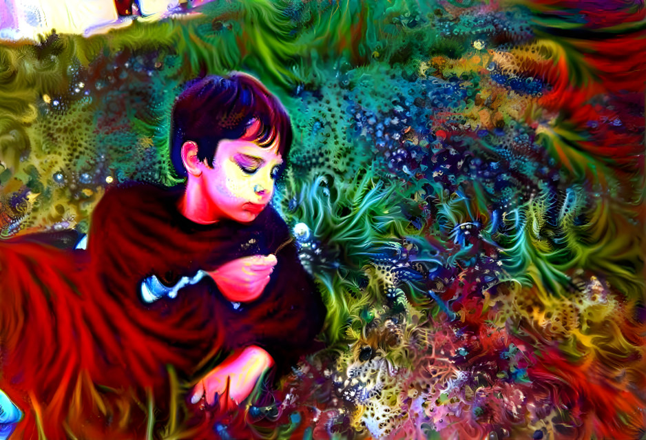 Boy With Dandelion