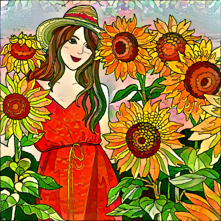 Sunflower Girl