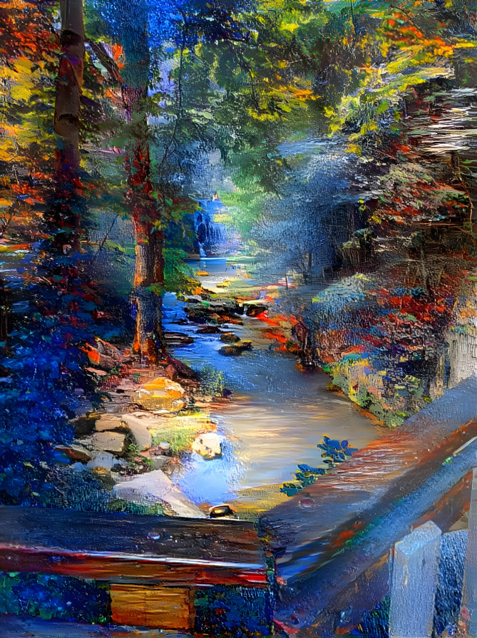 River in the wood