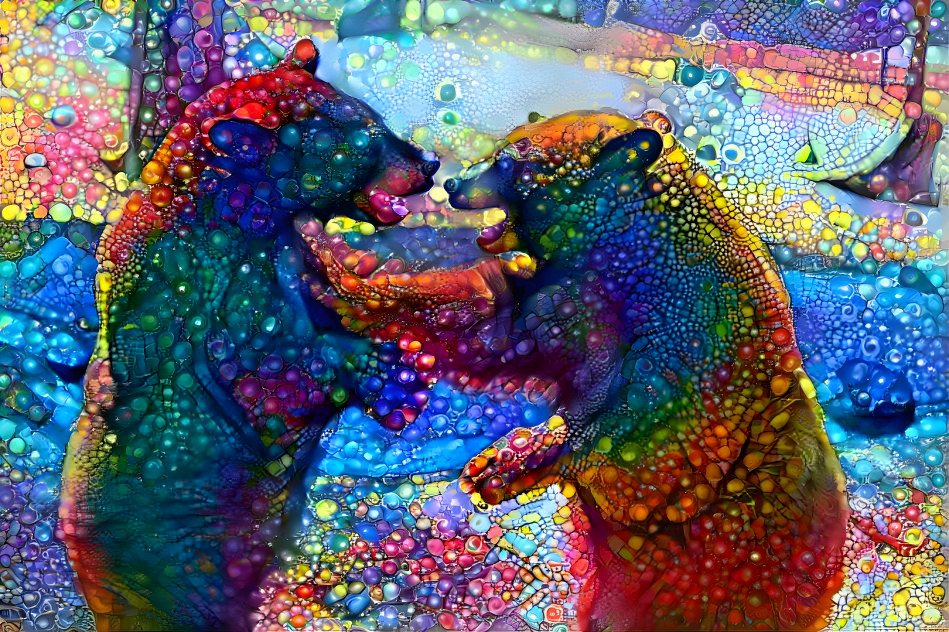 Two Young Bears