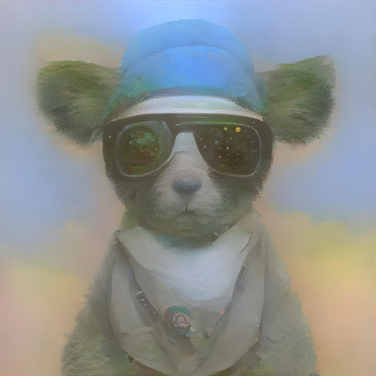 Pastel Space Koala