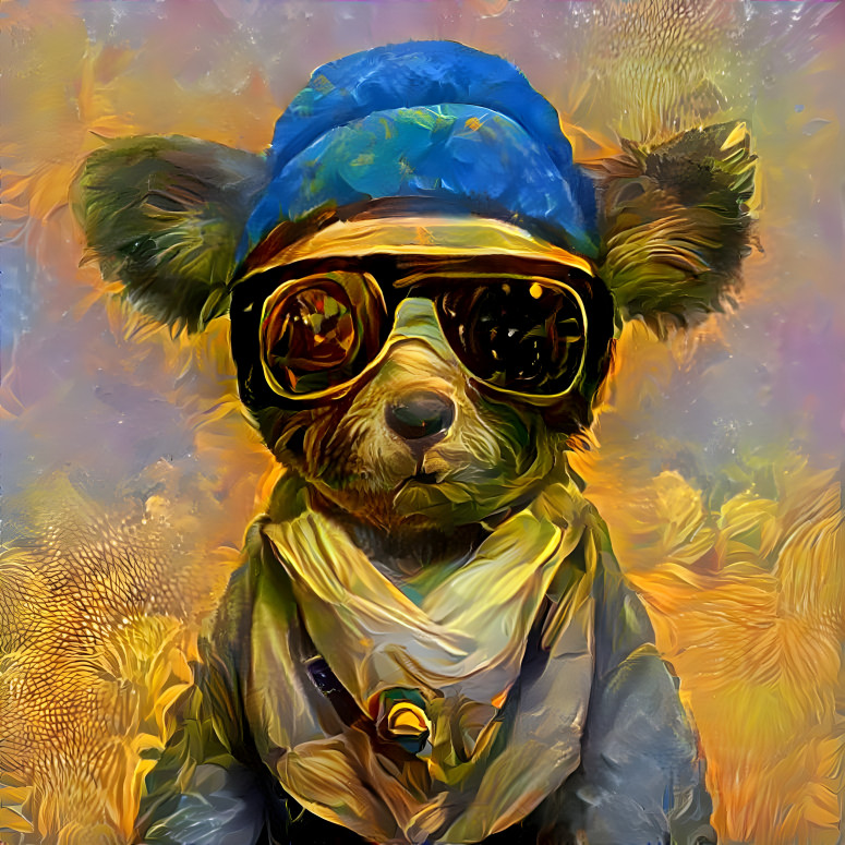 Space flower koala