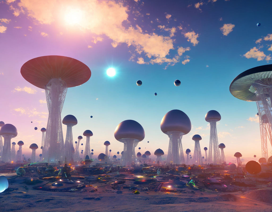 Mushroom cosmodrome