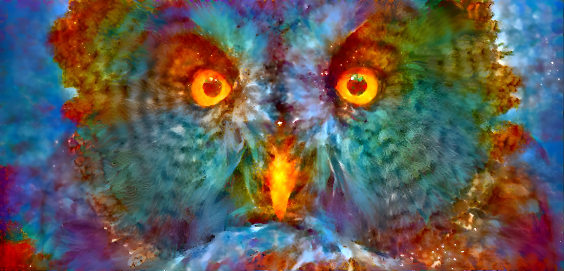 Psychedelic Owl