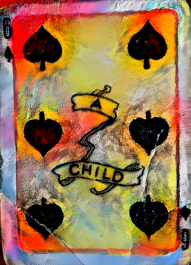 'Playing Card/Tarot Series' - 6 of Spades