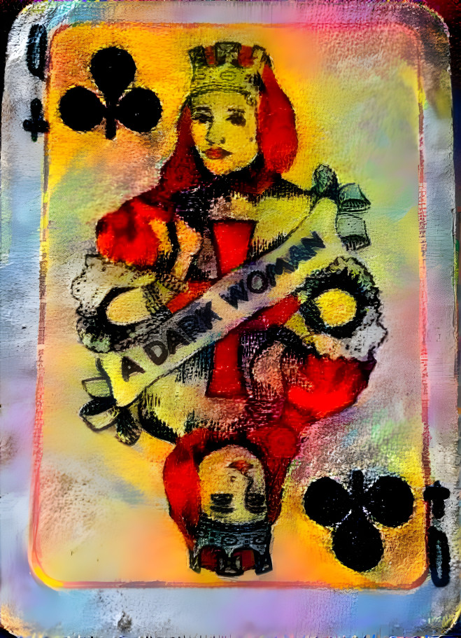 From the 'Playing Cards Series' - Queens of Clubs